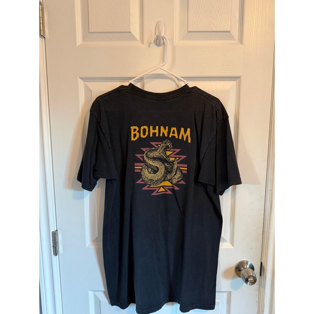 Bohnam Supply Co. Snake Graphic Tee Black Size Large